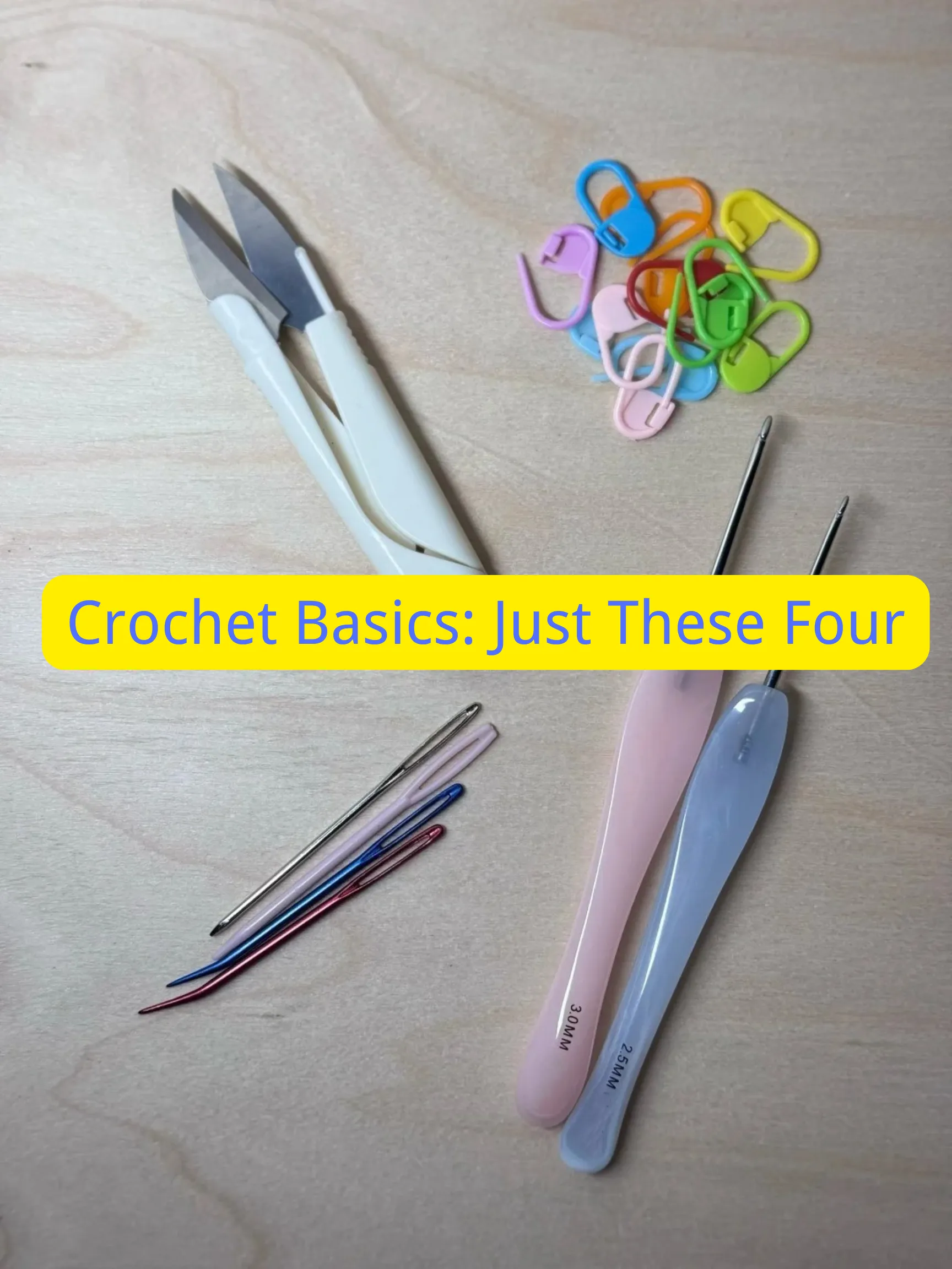 Crochet Kits for Beginners: What Actually Helped Me Start 4 Crochet Basics Just These Four