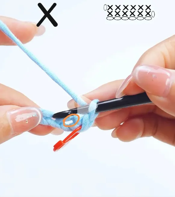 Single Crochet Next Stitch – Do Not Insert Into the Same Hole