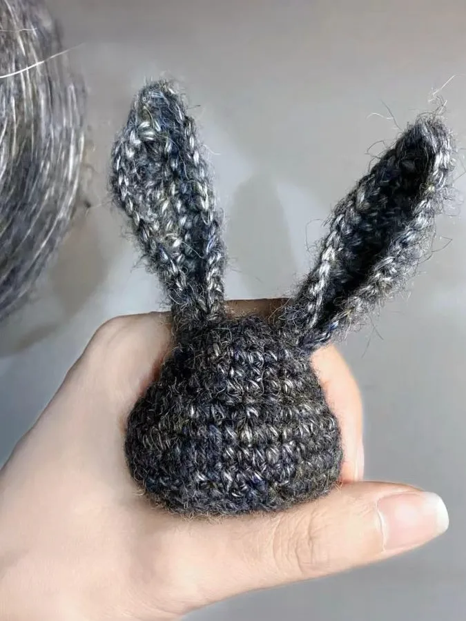 Easy Crochet Bunny Brooch for Beginners Free Pattern Video