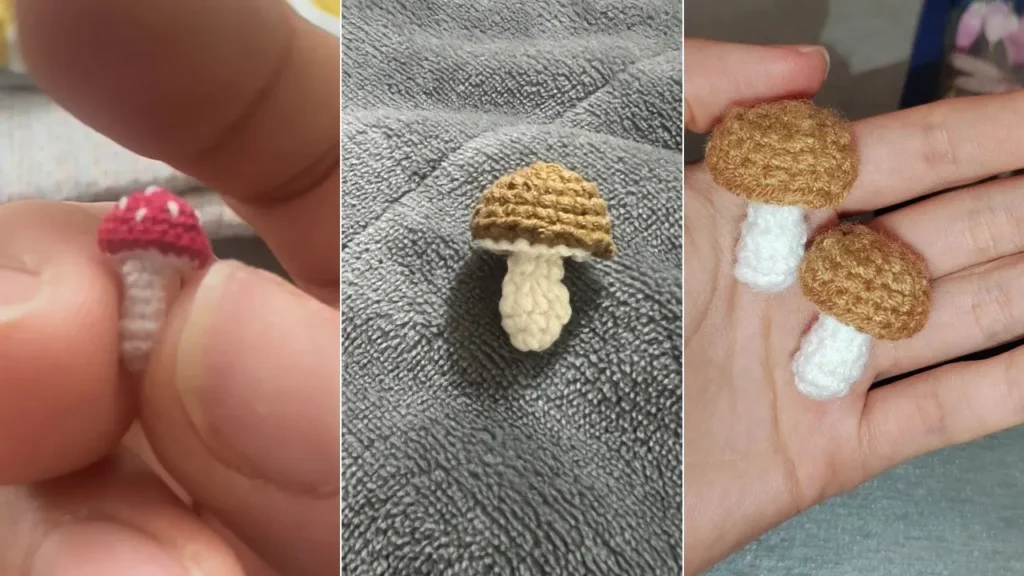 Easy Crochet Mushroom for Beginners (Free Pattern + Video)