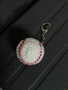 Home 2 Mini Crochet Baseball Pattern: The Red Seam Makes the Shape